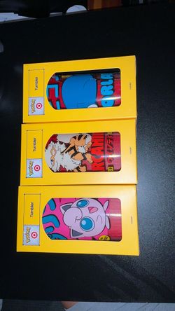 Pokémon Target Tumbler Set of 3