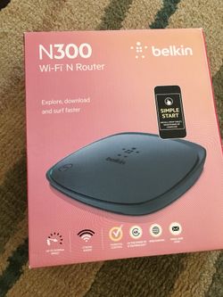 Belkin N300 WiFi router