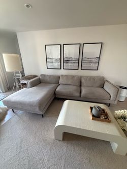 White Grey Couch only!