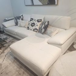 White Sofa From CITY Furniture 