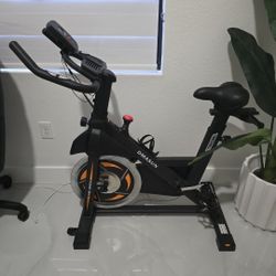 DMASUN Exercise Bike, Indoor Cycling Bike Stationary, Cycle Bike with Comfortable Seat Cushion, Digital Display with Pulse