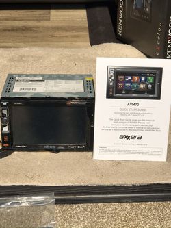 Axxera multimedia receiver with Bluetooth auto stereo