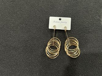 Multihoop Gold Earrings