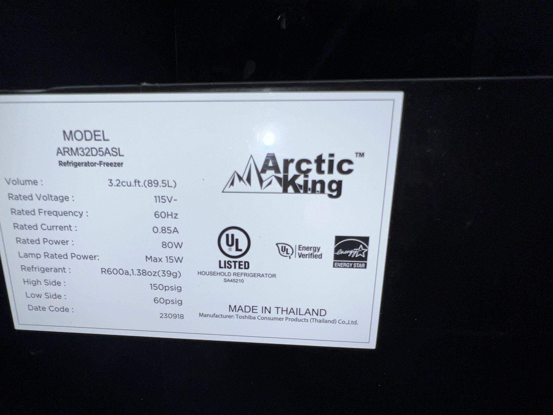 Artic King Mini Fridge