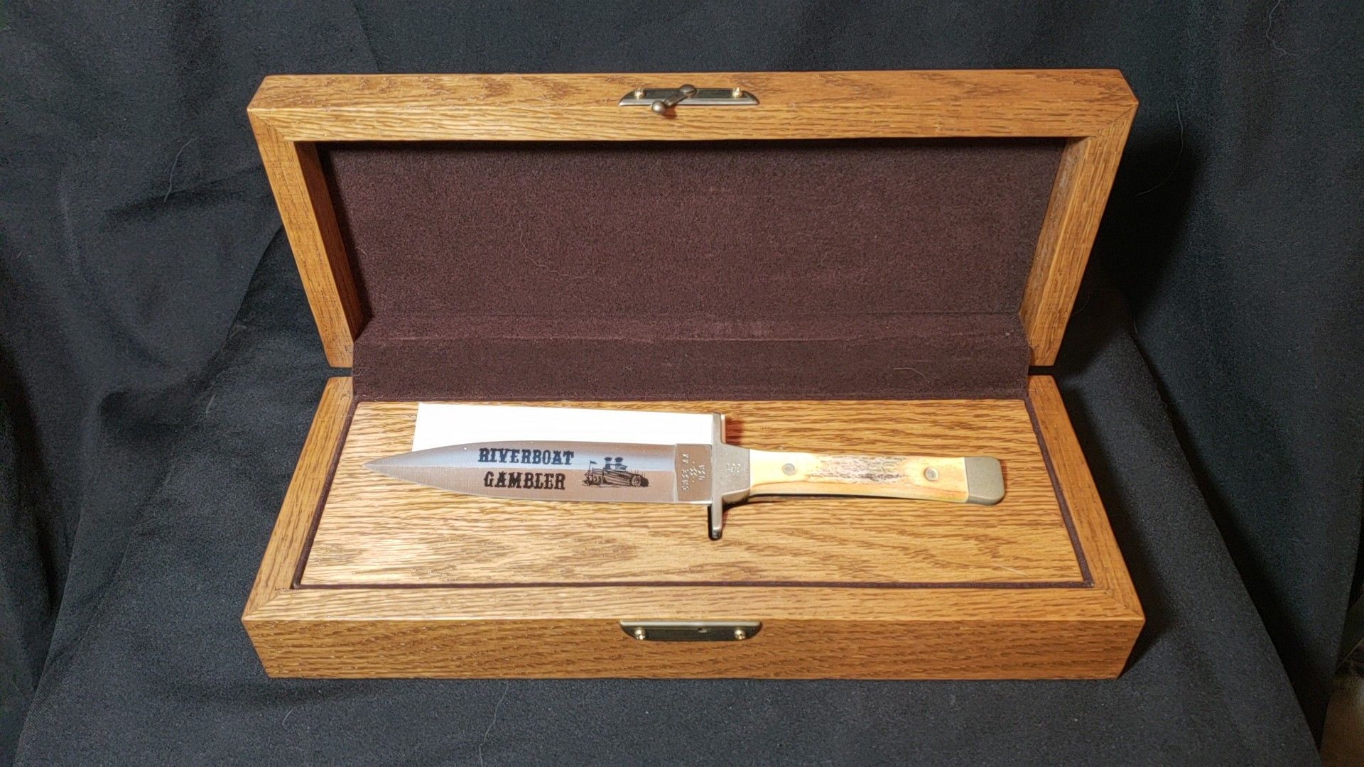 Moving sale CASE XX Limited edition 'River Boat Gambler' boot knife