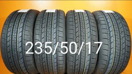4 New Tires For Sale 235/50/17 We Service Motorcycle Tires