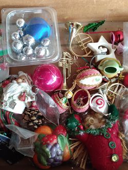 Vintage & New Christmas Decorations