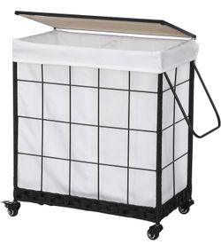 Brand New Durable Laundry Hamper with Removable Liner Bag