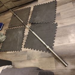 Delivery Available -  7 Foot Olympic Bar No Rust In Great Shape Very Heavy