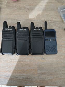 Walkie talkies