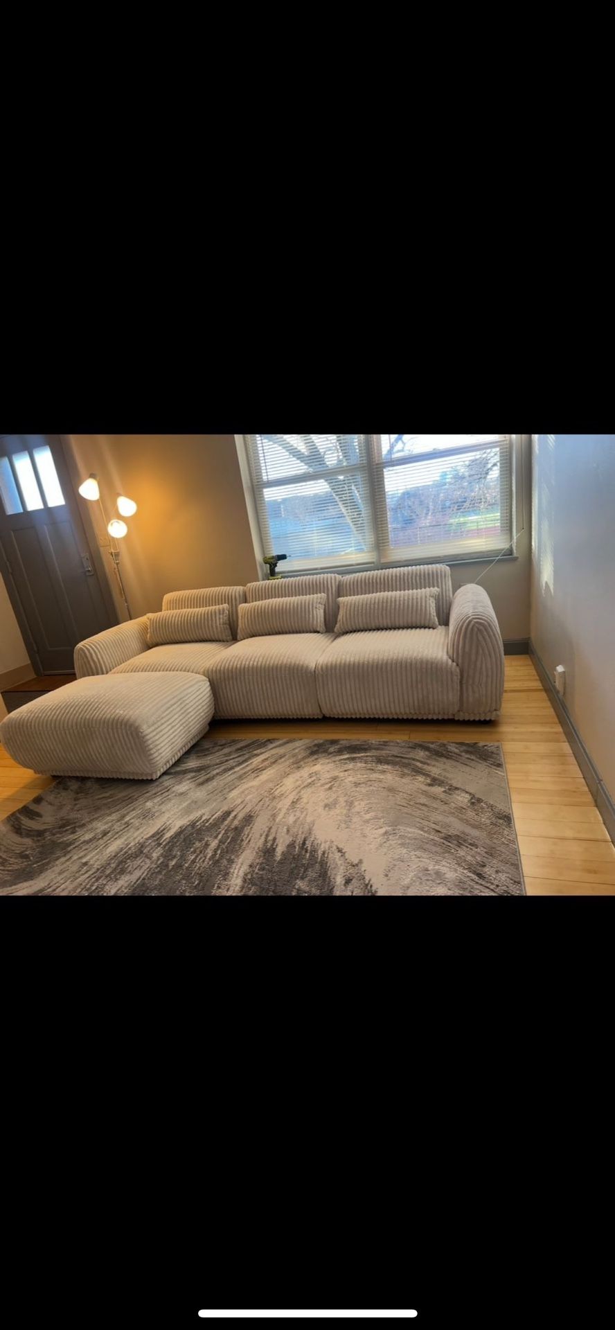 Sectional With Ottoman