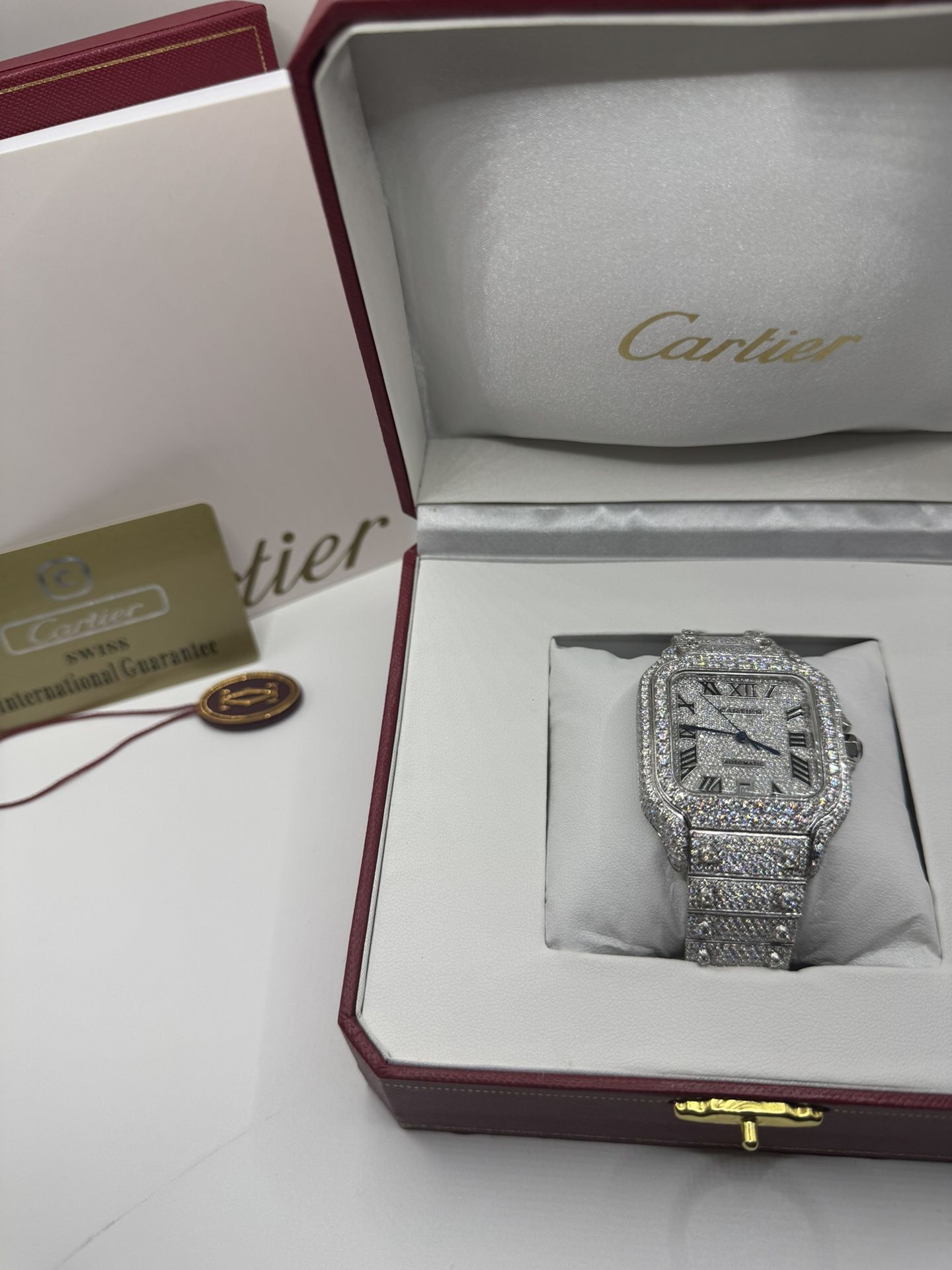VVS CARTIER SANTOS DE CARTIER WSSA0030 40mm WhiteVVS