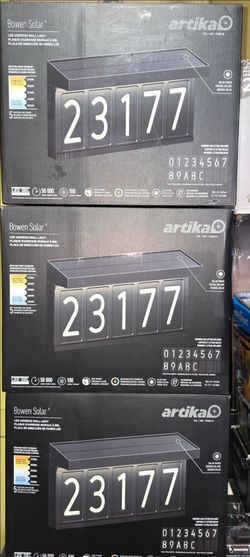 Solar address signs!! $30 each
