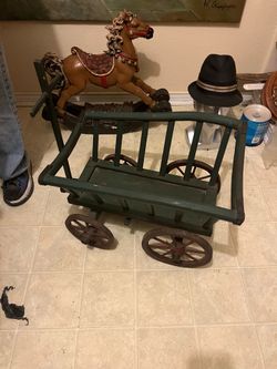 Vintage goat cart