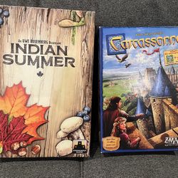 Indian Summer And Carcassonne  Board Games