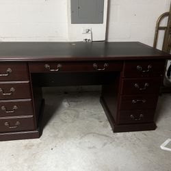 Slighted Used Cherrywood Desk