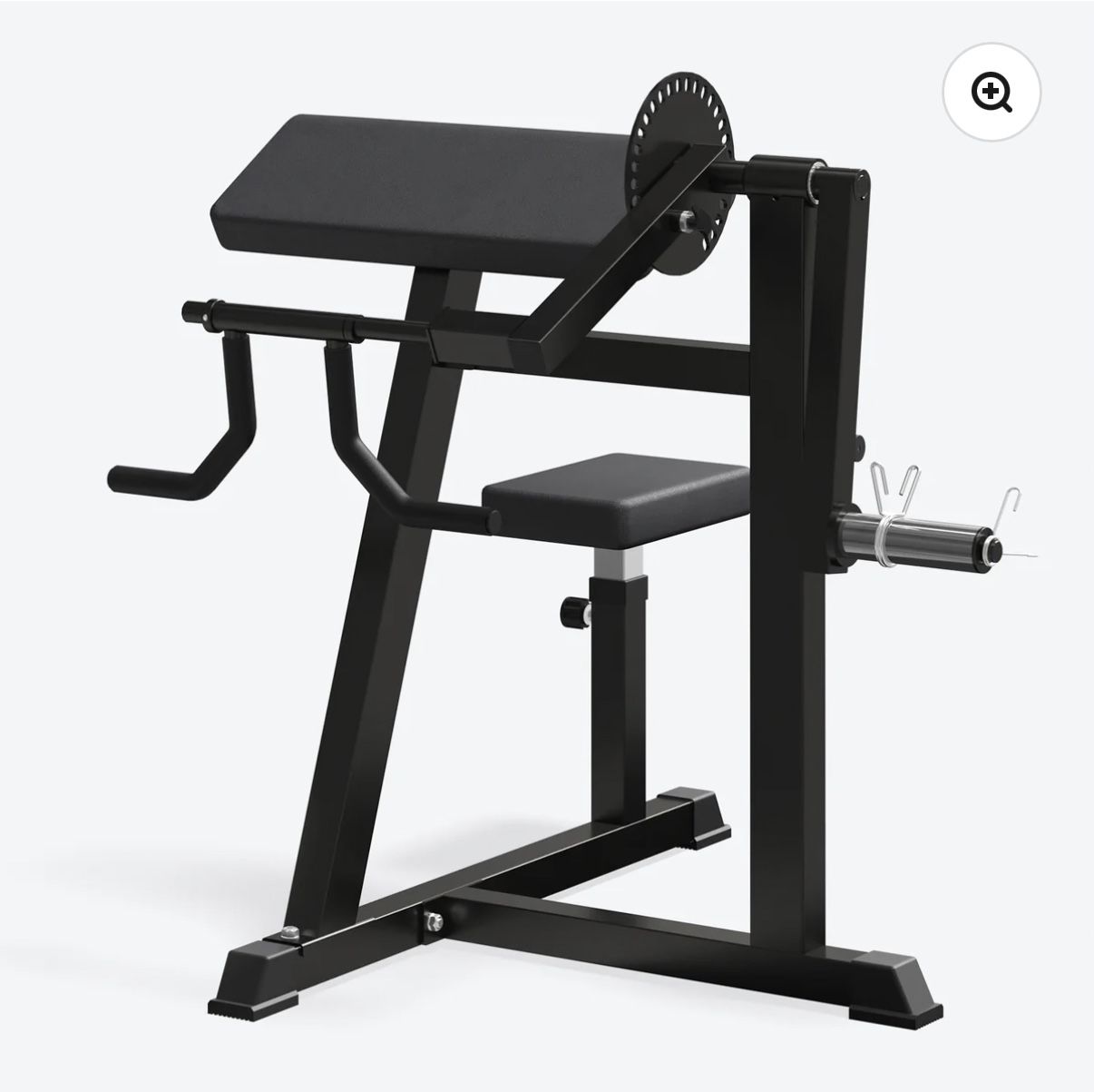 Seated Preacher Curl Tricep Extension Plate Loaded