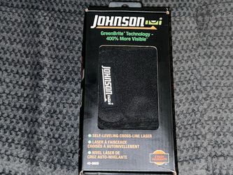 Johnson self-leveling cross-line laser