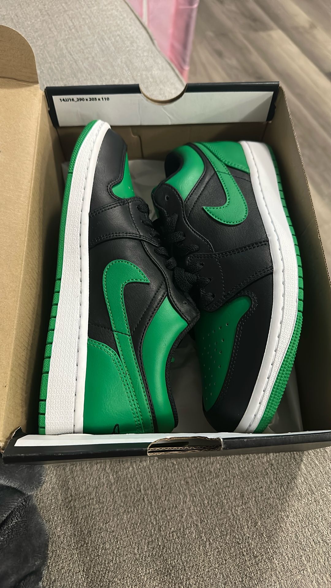Air Jordan Low Black/Green 