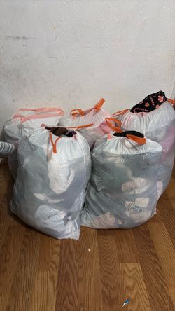 Bag of woman clothes