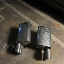 2018 WRX exhaust muffler - OEM