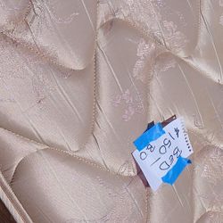 Queen Mattress Box Spring & Bed Stand 