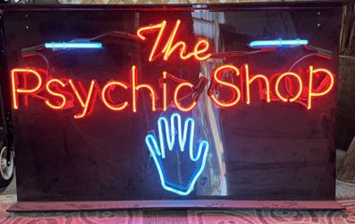 Neon psychic sign