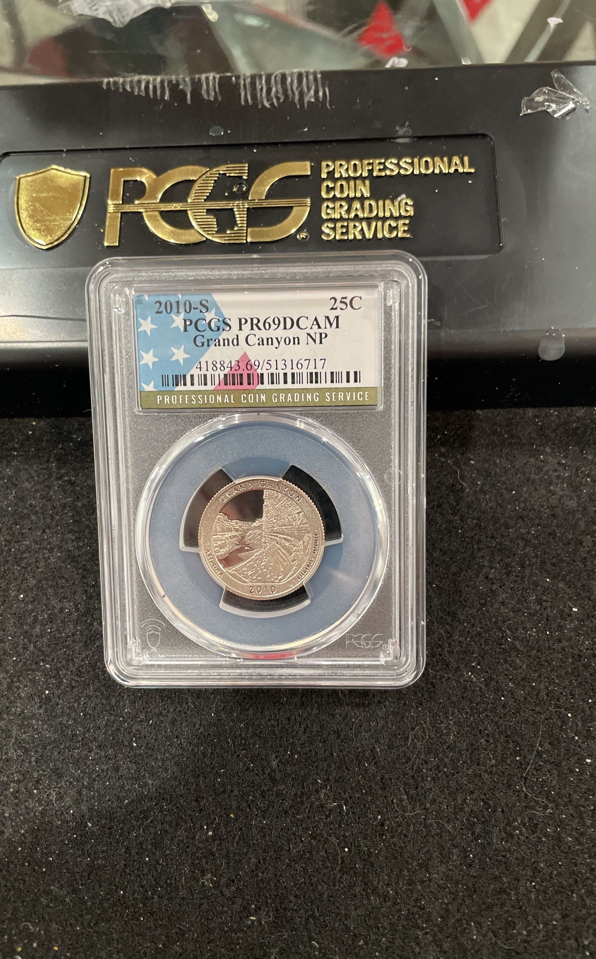 2010 S Gem Proof Grand Canyon NP Quarter Graded At PR69 With A Deep Cameo D-15