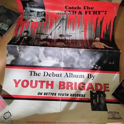 Youth Brigade Poster 1980's Punk Original 