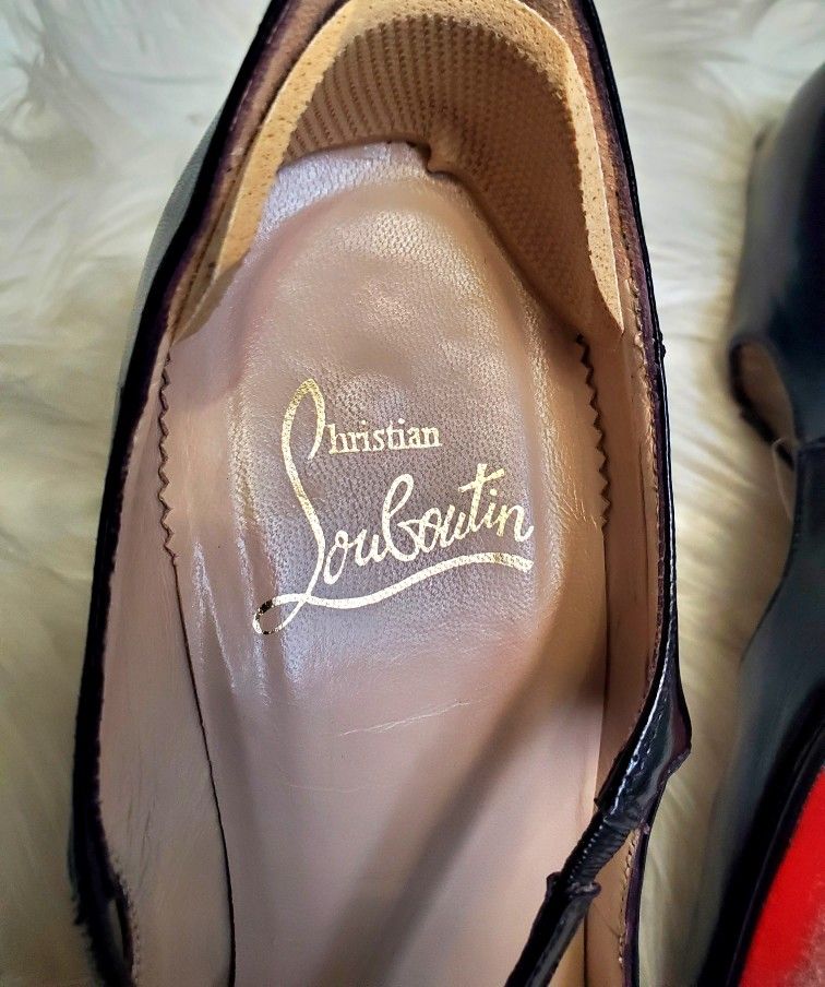 Christian Louboutin Criss-cross Black Stiletto