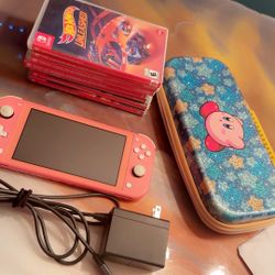 Nintendo Switch And 7 Games 