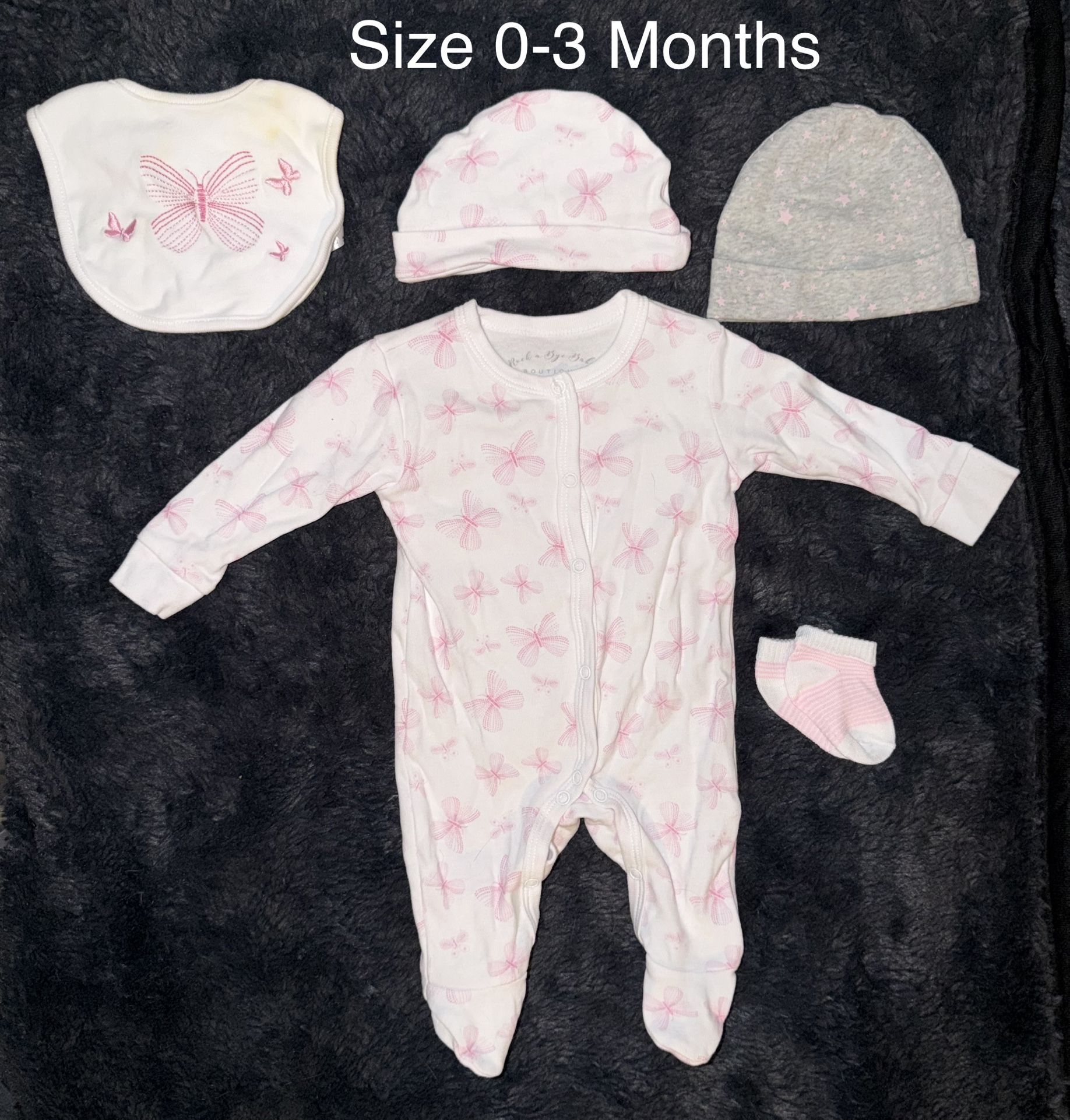 Infant Outfit + Beanies