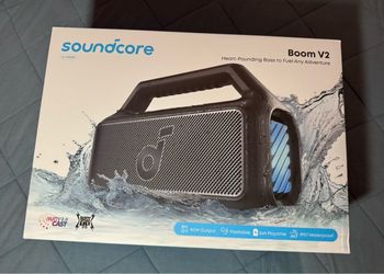 Brand New Soundcore Boom 2 By Anker, Outdoor Speaker, 80W, Subwoofer