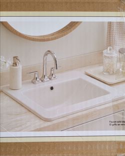 Bathroom Sink. Drop-in. allen + roth brand. "Ramsgate"