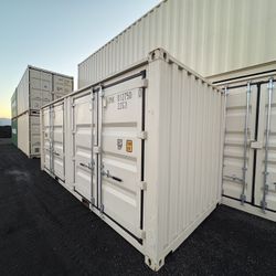 20 FOOT NEW 1-TRIP 2-SIDED DOOR ACCESS CONTAINER STD SHED,STORAGE,SHIPPING,CONEX 