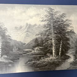 Scenery Painting 36x24 no frame