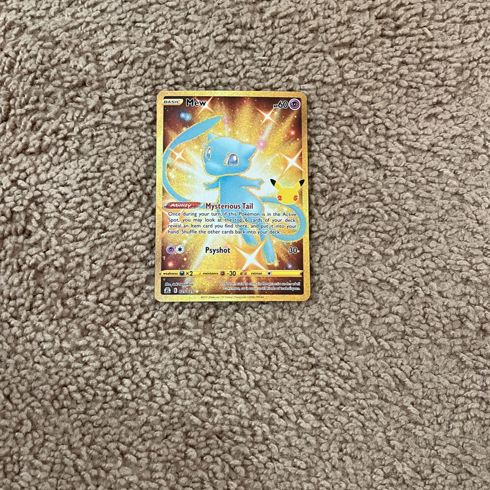 celebrations gold mew