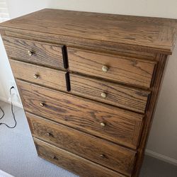 Wood dresser 