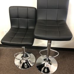 2 Pc Swivel Bar Stools 