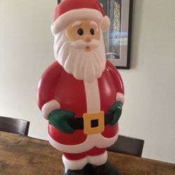Christmas Jolly 24” Santa Blow Mold