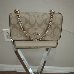Coach klare crossbody bag