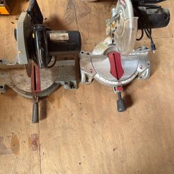 2 10 Inch miter Saws 