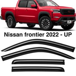 Vent Guards Weather Guards For Nissan Frontier 2022- Up