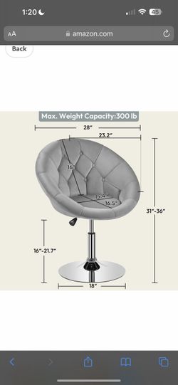 Desk/Vanity chair