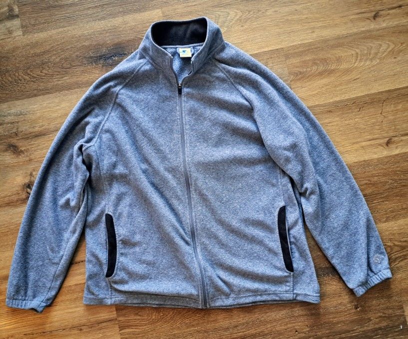 VTG Starter Adult Mens 2XL Full Zip Fleece Jacket Good Condition