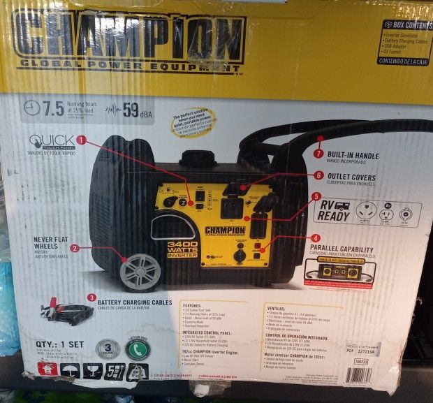 Champion 3400 Watts Inverter GeneratorI