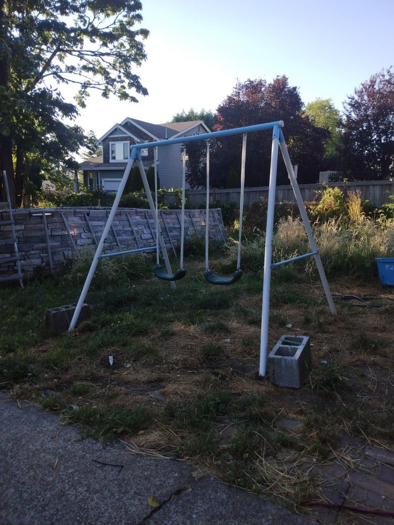 Kids Double Swing Set