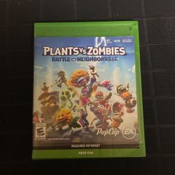 Plants Vs Zombies For Xbox One