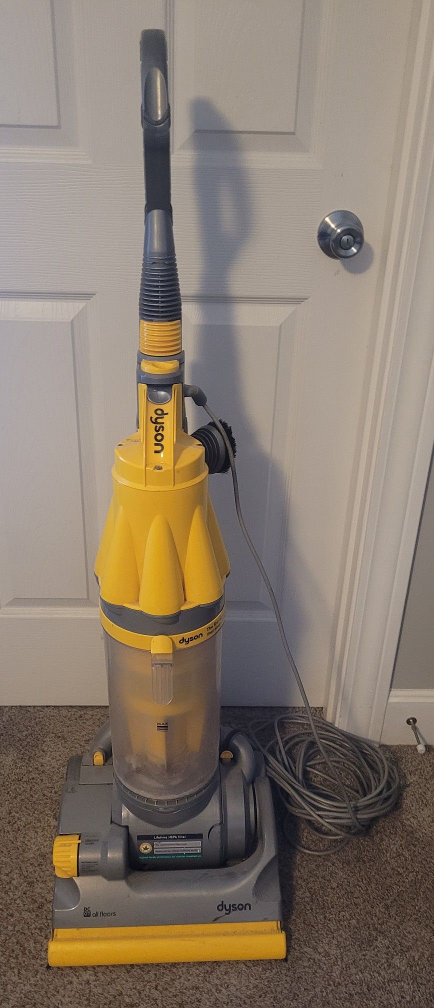 Dyson DC07 All-Floors Cyclone Upright Vacuum Cleaner