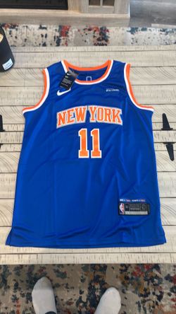 New York Knicks #11 Jalen Brunson size large blue jersey
